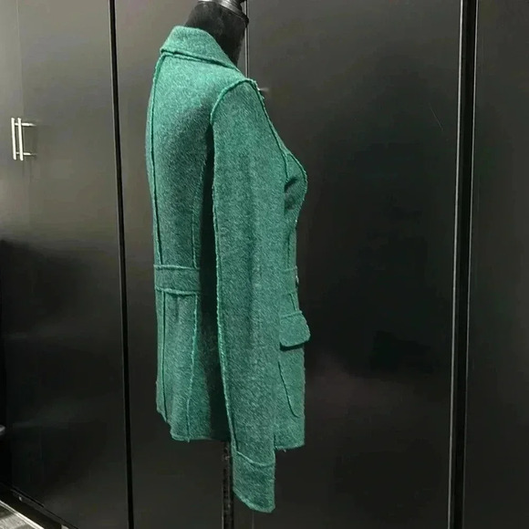 Kenar Coat/Jacket 55% wool 45% acrylic, flap front pockets,button front - Picture 6 of 10